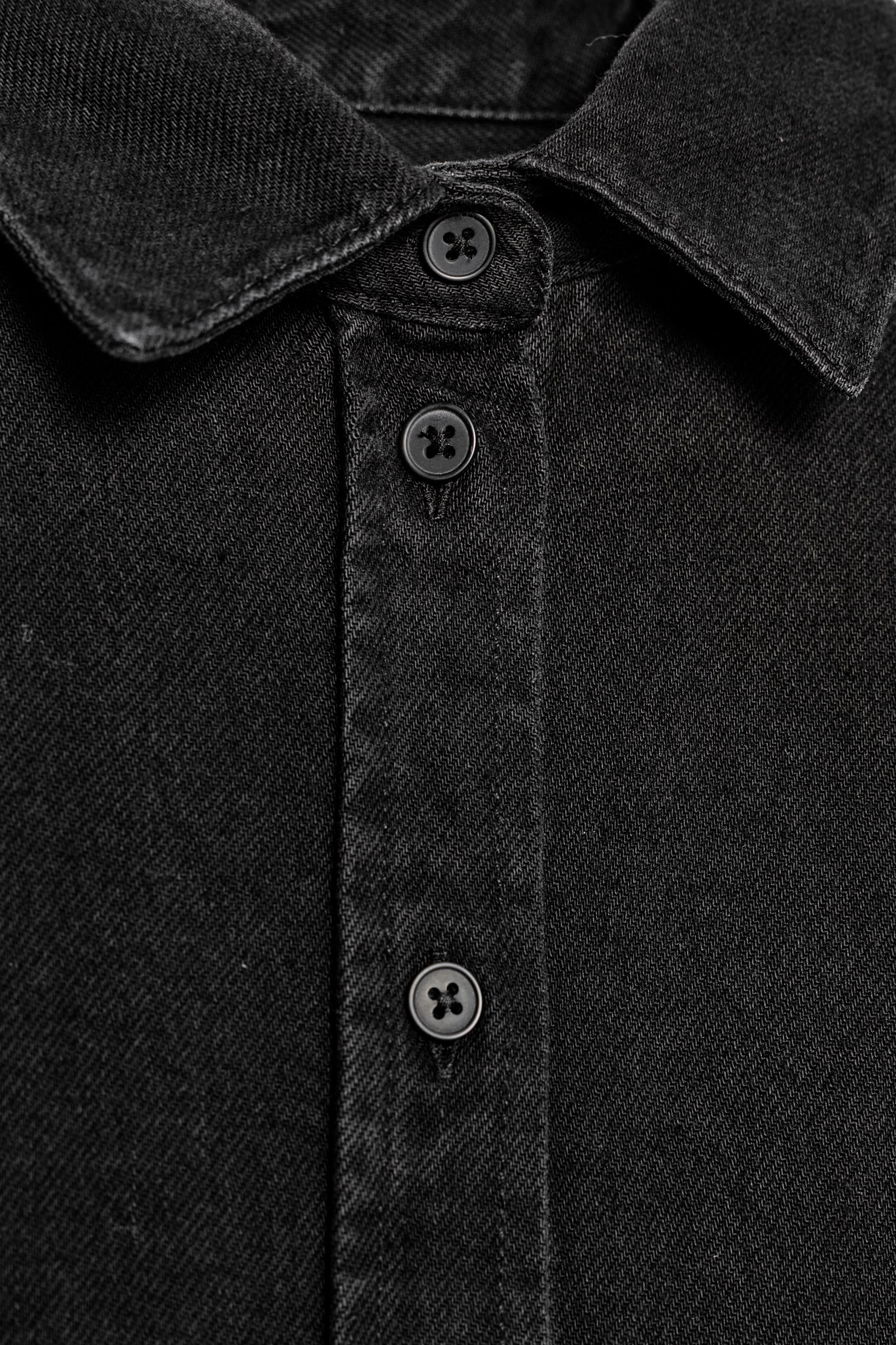ZW COLLECTION SLIM-FIT DENIM SHIRT
